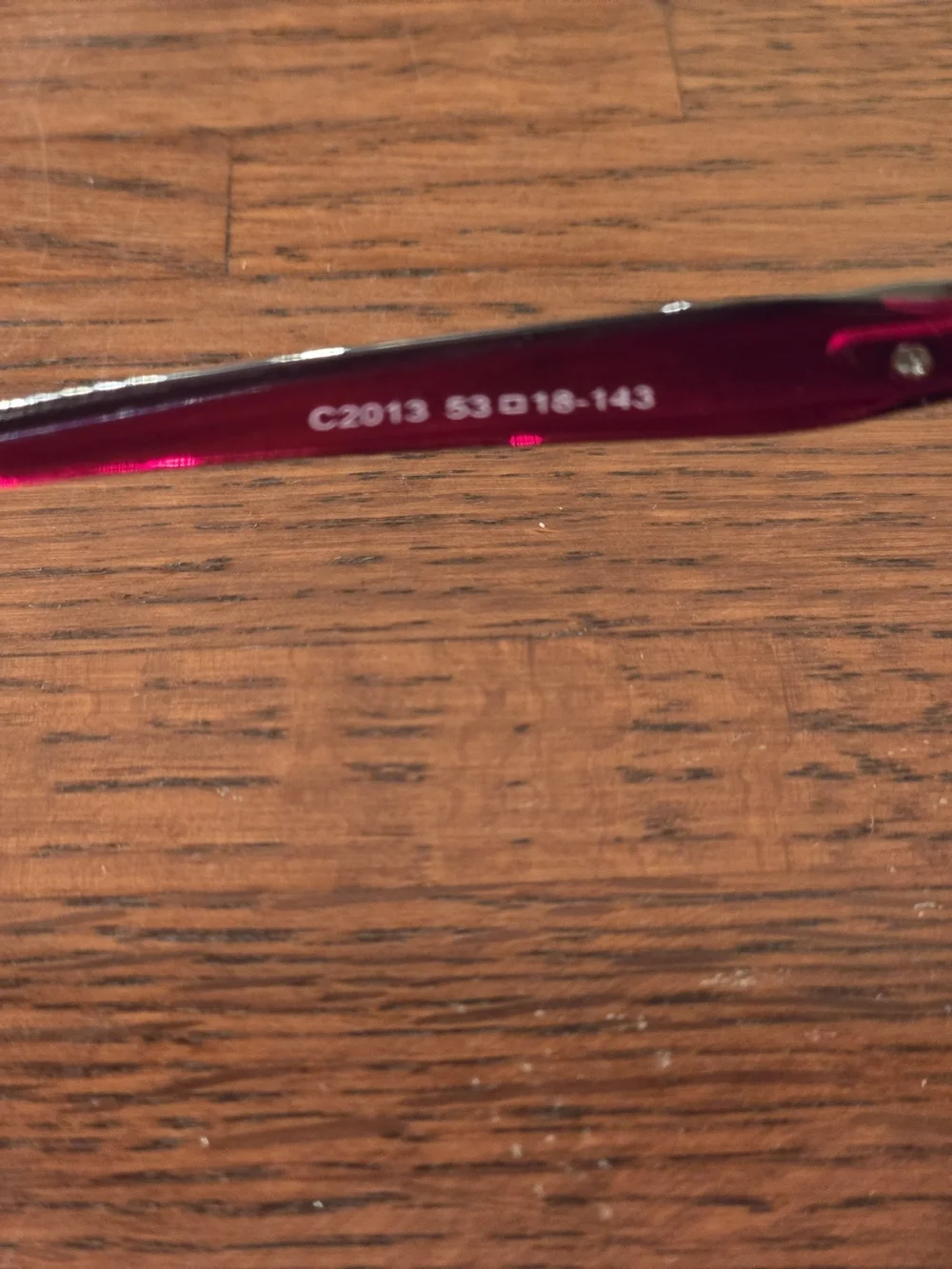 Dream Himax Red Ombre Eyeglass Frames C2013 53-18-143 Womens Optical + Case